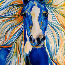 Схема вышивки «Лошадь»