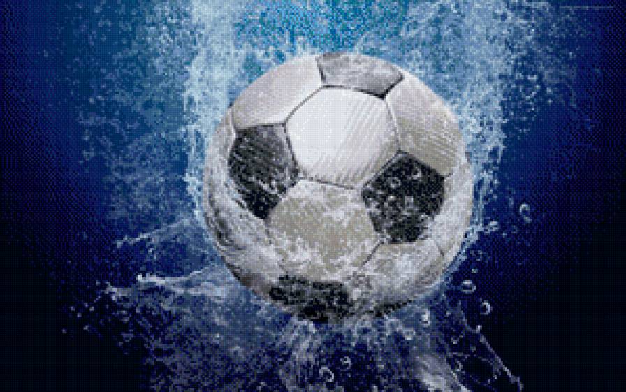 мяч в воде - футбол, спорт, мяч - предпросмотр