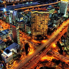 Схема вышивки «город  сверху»