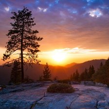 Схема вышивки «на закате»