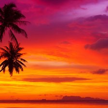 Схема вышивки «вечер»