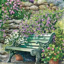 Схема вышивки «В парке»