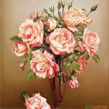 Схема вышивки «букет роз»