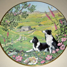 Схема вышивки «Собачки»