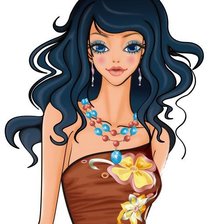 Схема вышивки «гламур»