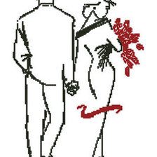 Схема вышивки «пара»