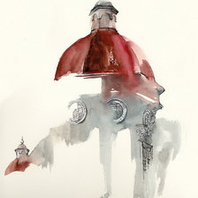 Схема вышивки «городской пейзаж»