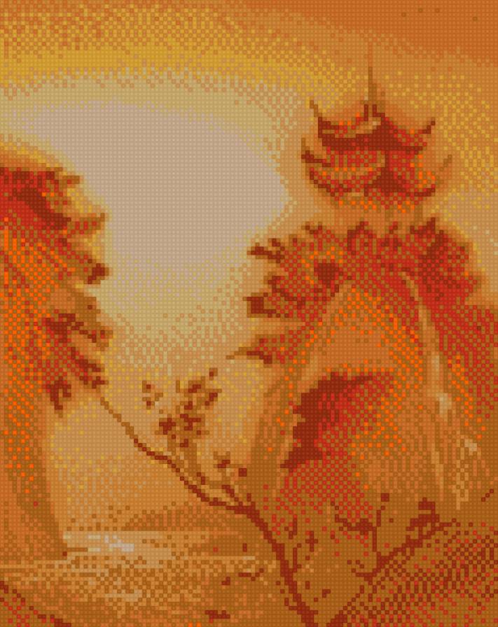 в китайском стиле - пагода, китай, восток - предпросмотр