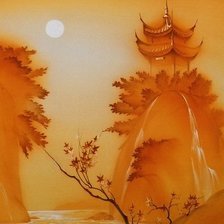 Схема вышивки «в китайском стиле»