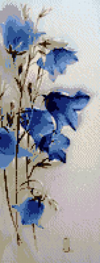 цветы - в китайском стиле, колокольчики, цветы - предпросмотр