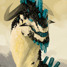 Схема вышивки «Белый дракон»