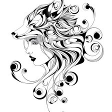 дева с головой лисы