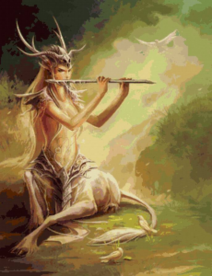 Страж леса - кентавр, фентези - предпросмотр