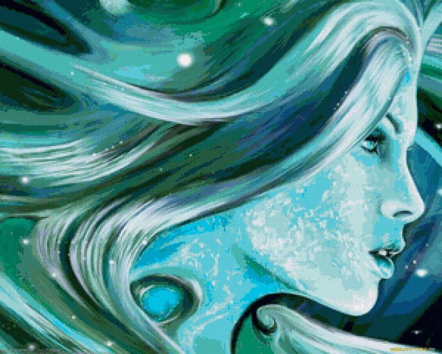 Зимушка - фэнтези, портрет - предпросмотр