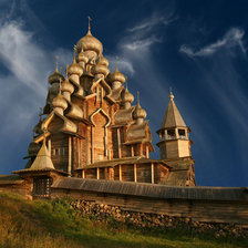 Схема вышивки «Кижи»