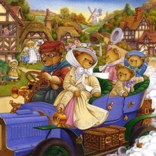 Схема вышивки «мишки»