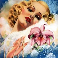 Схема вышивки «женский образ»