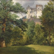 Схема вышивки «Замок»