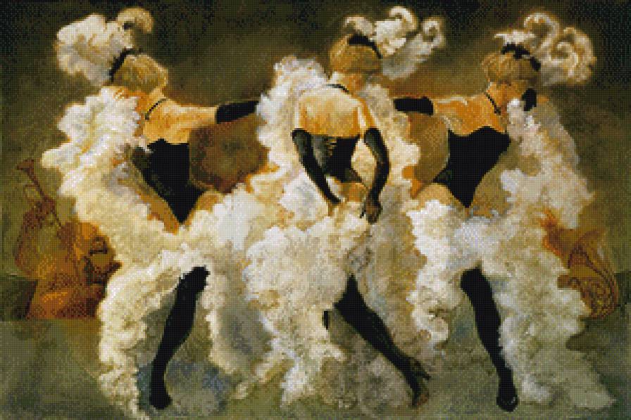 Канкан - танец, женщина - предпросмотр