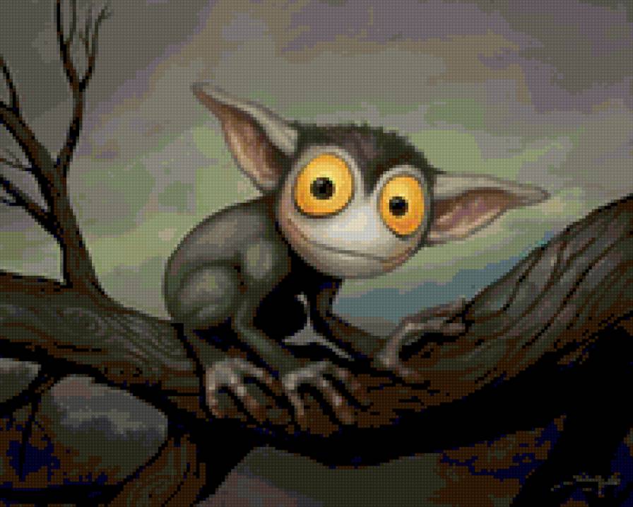 Глазастик - страшное, фентези, милое - предпросмотр