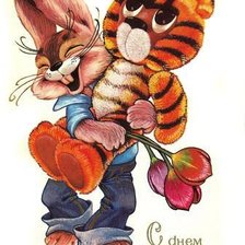 Схема вышивки «советские открытки»