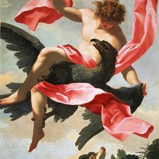 Схема вышивки «Eustache Le Sueur, The rape of Ganymede, c. 1640»