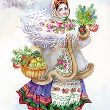 Схема вышивки «серия ,,женщины"»