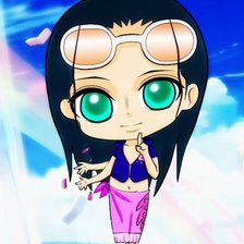 Схема вышивки «робин чиби»