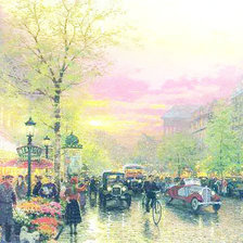 Схема вышивки «Париж город света»