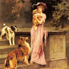 Схема вышивки «на прогулке»