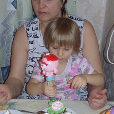 бабушка и внучка