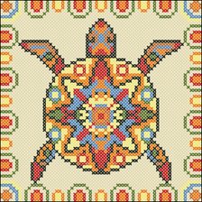 Схема вышивки «черепаха»