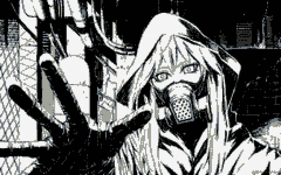 Девушка моснтр - граффити экшен круто - предпросмотр