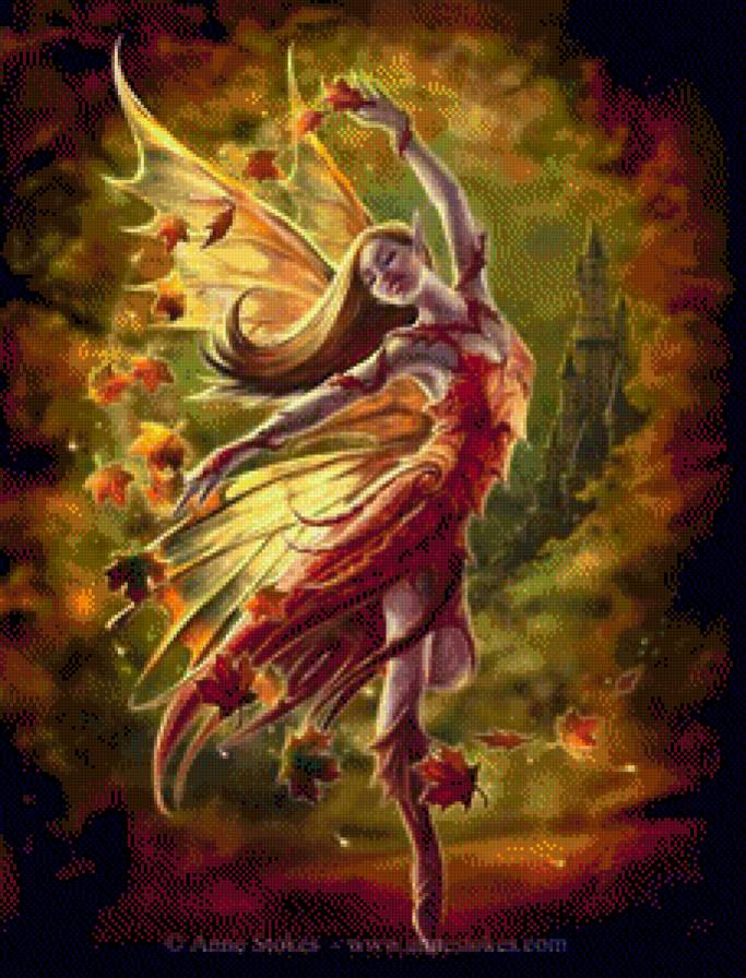 танец феи  осени - фентези - предпросмотр