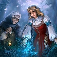 Схема вышивки «ворожеи»