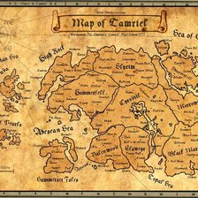 Схема вышивки «Карта Тамриэля»