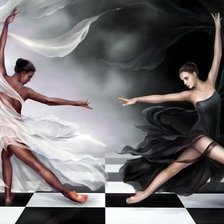 Схема вышивки «танец»