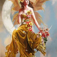 Схема вышивки «Фея земли (феи Нене Томас)»