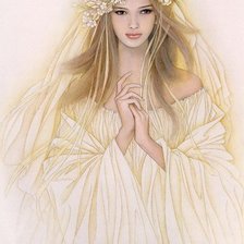 Схема вышивки «девушка»