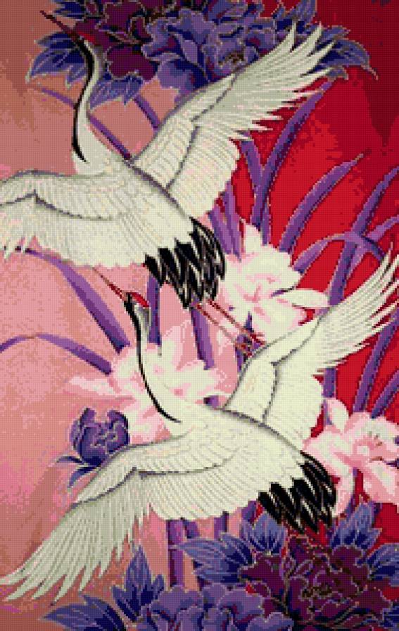 журавли - разное, птицы - предпросмотр