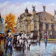 Схема вышивки «Львов»