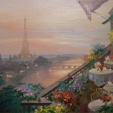 Схема вышивки «Вечер в Париже»