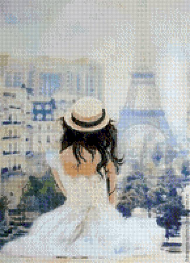 Париж - париж, города, девушка - предпросмотр