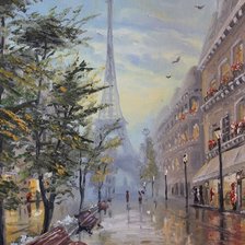 Схема вышивки «Париж»