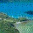 Предпросмотр схемы вышивки «Летнее вулканическое озеро» (№790243)