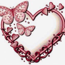 Схема вышивки «бабочка в сердце»