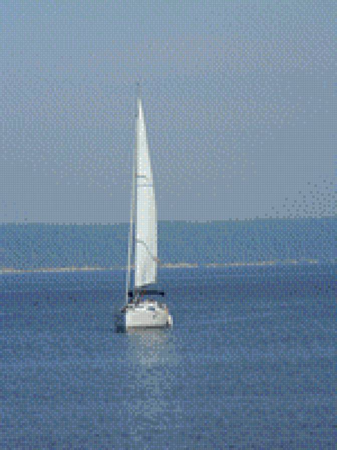 Яхта - река, яхта, кама - предпросмотр