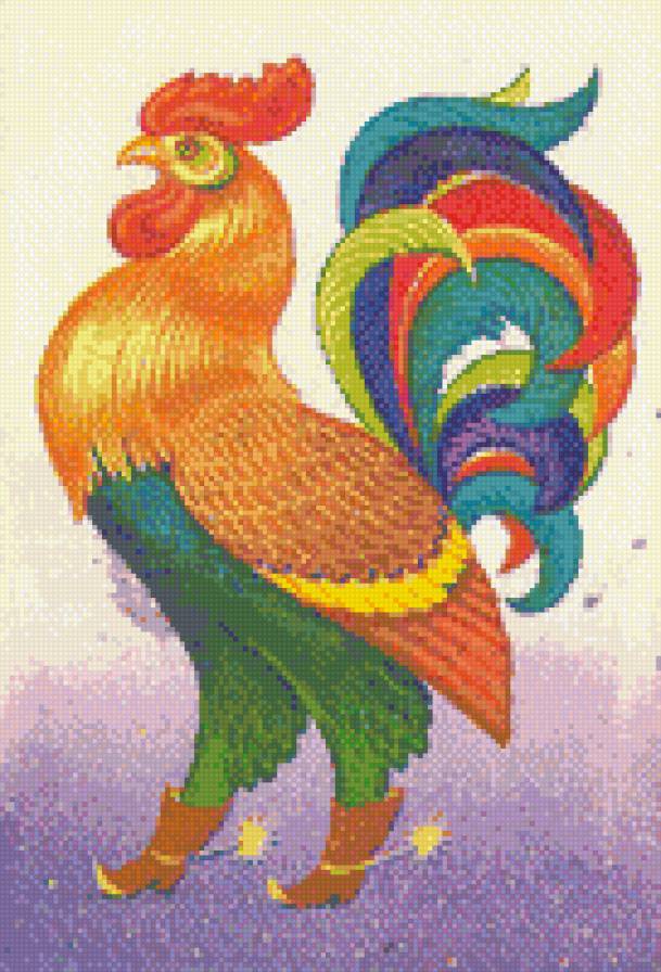 петух - птица, петух - предпросмотр