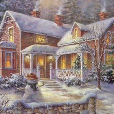 Схема вышивки «новый год»