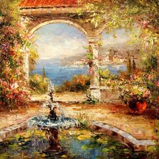 Схема вышивки «Сад»